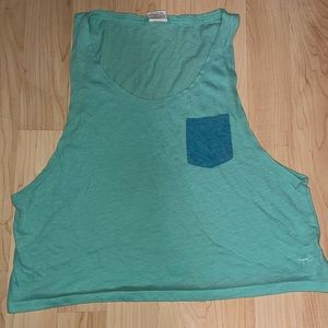 PINK blue workout Tank Top